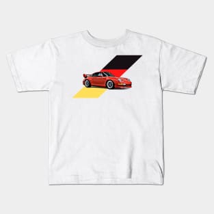 993 gt2 German Print Kids T-Shirt